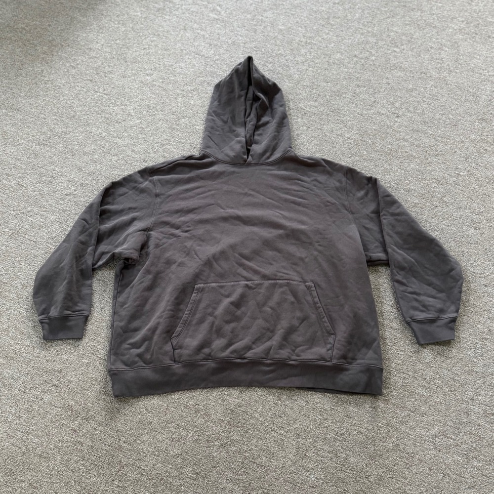 SKIMS French Terry Oversized Hoodie Iron Grey PL-PLO-6113W Womens 2X NEW